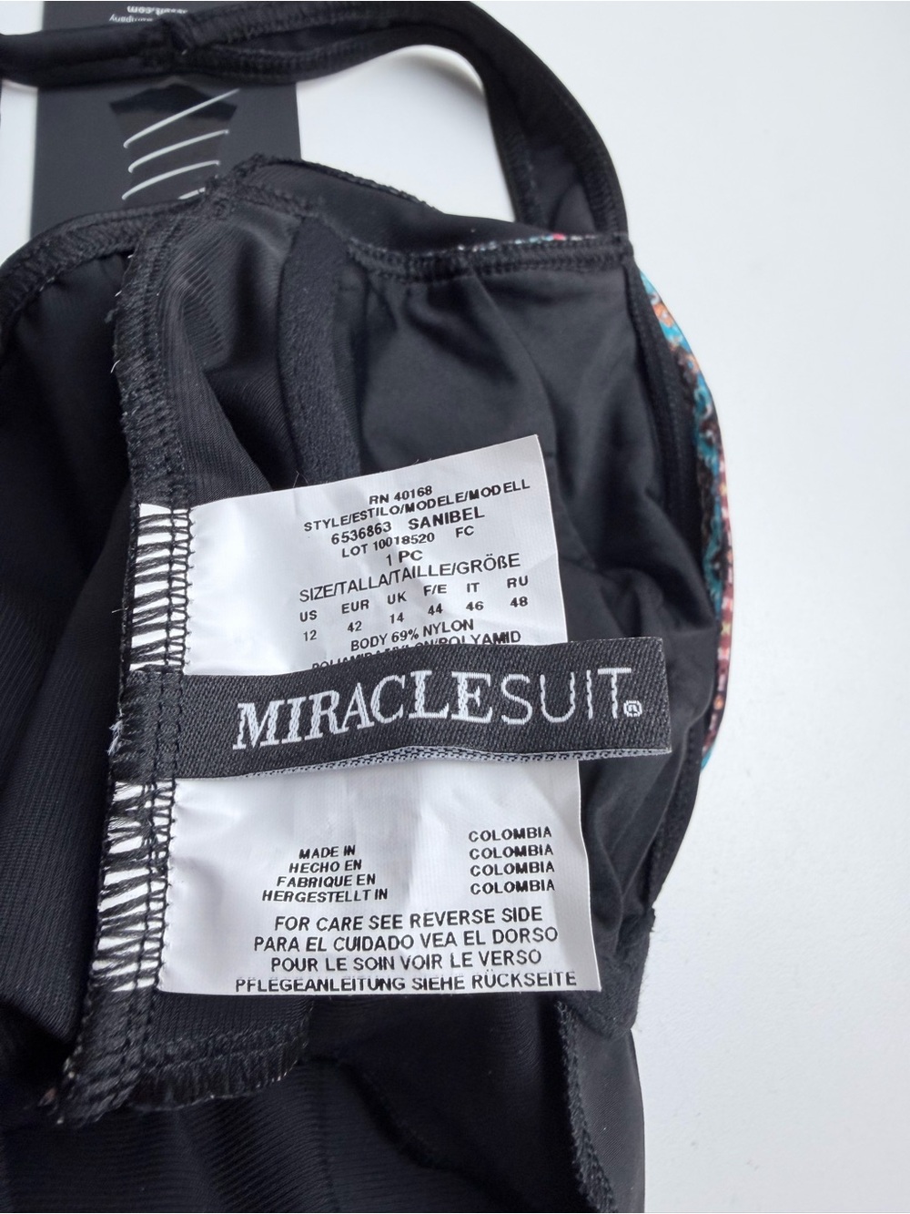 Miraclesuit Nefertiti Sanibel One Piece Underwire Swimsuit size 12 NWT - Picture 10 of 11